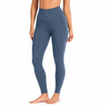 Legging de sport femme taille S bleu extensible taille haute