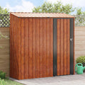 Abri de jardin, cabanon Rangement Extérieur pour Pelouse de Patio d'arrière-Cour, 203, 5 × 73 × 200 cm, Mokuyary