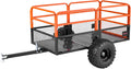 Accessoire pour tracteurs autoportés, avec Pneus 45, 72 cm, Remorque de Tracteur Tondeuse à Gazon de Jardin en Acier, VEVOR, 793 L, 12 mm