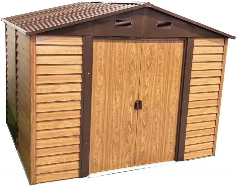 Abri de jardin, 62m2, X-METAL, 278 × 238cm, 127 × 171cm, 215cm, 100kg